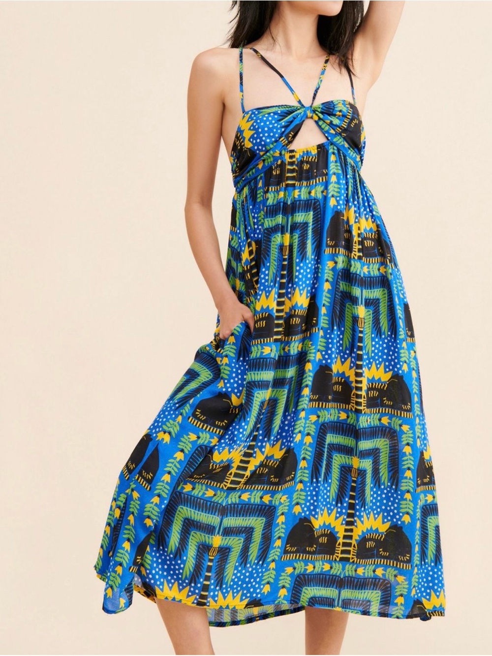 Anthropologie Joao Incerti Strappy Bandeau Dress Medium